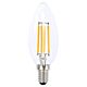 Filament Candle 4W E12 Dimmable LED Globe / Cool White - LCAN4WCE12CWD