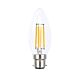 Filament Candle 6W B22 Dimmable LED Globe / Warm White - LCAN6WCBCWWD