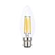 Filament Candle 6W B22 Dimmable LED Globe / Warm White - LCAN6WCBCWWD
