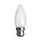 Frosted Candle 6W B22 Dimmable LED Globe / Warm White - LCAN6WPBCWWD