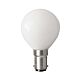 Fancy Round LED 2.8W B15 Non-Dimmable / Warm White - LFR2.8WSBCWW