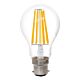 Filament GLS LED 8W B22 Dimmable / Cool White - LGLC8WBCCWD