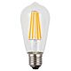 Filament ST64 LED 4W E27 Dimmable / Warm White - LST644WES27D
