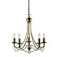 Zanzibar 5 Light Chandelier Antique Brass - LL002CH015AB