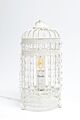 Harmony Birdcage Table Lamp White - LL-14-0091