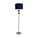 Rialto 1 Light Floor Lamp Chrome / Navy - LL-27-0141BL