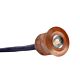 Micro Recessed Spot 1W LED 84 degree Copper / Warm White