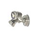 Fortress 26W LED Twin Spot Light Brushed Nickel / Cool White - MLXF502B