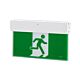 Tradetec 3W Slimline Emergency LED Exit Sign Green & White / Natural White - TLEESC360