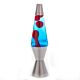 Silver/Red/Blue Lava Diamond Motion Lamp - LP-112