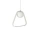 ABC 1 Light Triangle Pendant White - ABC TRIANGLE WH