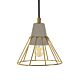 Bazz 1 Light Pyramid Pendant Gold - BAZZ 3 GD