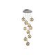 Bubbles 10 / 20 Light Pendant Gold / Cognac