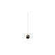 Bubbles 1 Light Pendant Black / Smoke