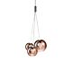 Cherry 3 Light LED Pendant Copper / Warm White