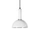 Cleo 1 Light Pendant Small White - CLEO 25 WH