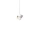 Cube 1 Light Pendant Silver