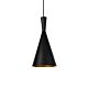 Gemma 1 Light Pendant Black / Gold - GEMMA BK