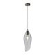 Lily 1 Light Glass Pendant Clear
