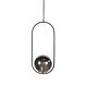 Lucy 1 Light Oval Pendant Large Nickel - LUCY OVAL LGNK