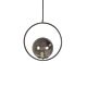 Lucy 1 Light Round Pendant Nickel - LUCY ROUND LGNK