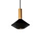 Moran 1 Light Pendant Large Black - MORAN L BK