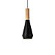 Moran 1 Light Pendant Small Black - MORAN S BK
