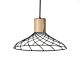 Renong 1 Light Pendant Large Black - RENONG L BK