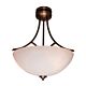 Atlanta 3 Light CTC Matt Black - MC5733BLK
