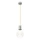 Dream Cord Fabric & Aluminium Lampholder Yellow - MA99/YEL