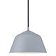 Ella 1 Light Pendant Small Grey - 48703011