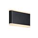 Akron 11 12W 240V Up & Down LED Wall Light Black / Warm White - 46971003