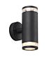Birk 240V GU10 Up & Down Wall Light Black - 45501003