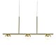 Contina 240V G9 3 Light Pendant Brass - 2010953035