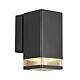 Elm 240V GU10 Fixed Wall Light Black - 45321003