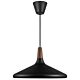 Nori 1 Light Pendant Large Black - 2120823003
