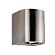 Canto 12W Up & Down LED Wall Pillar Light Stainless Steel / Warm White - 49701034