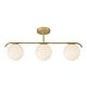 Grant 3 Light Semi-Flush Mount Light Brass - 2010583035