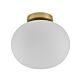 Alton 1 Light Flush Mount Light Brass / Opal - 2010506001