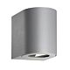 Canto 12W Up & Down LED Wall Pillar Light Grey / Warm White - 49701010
