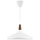 Nori 1 Light Pendant Large White - 2120823001