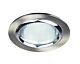 Vida 120 Glass Covered Recessed Downlight Brushed Chrome - LF4593BCH