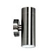 Varde 12W 240V LED Up/Down Wall Pillar Light Stainless Steel / Cool White - LF7422SS