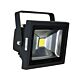 Foco 20 Watt LED Flood Light Black / Cool White - LW7402BK