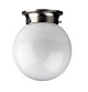 Jetball Opal Glass DIY Batten Fix Large Brushed Chrome - OL2100/20BCH