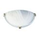 Remo 1 Light Alabaster Glass Wall Light Gold - OL41340GD