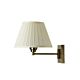 Swingley 1 Light Shaded Wall Light Antique Brass - OL50700AB