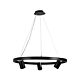 Pano 3 Light 240V GU10 Pendant Black - OL56093BK