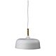 Malt 1 Light Pendant Medium Matt White - OL64832WH