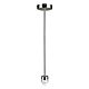 Parti 1 Light Adjustable Rod Ceiling Light Suspension Brushed Chrome - OL69251BC